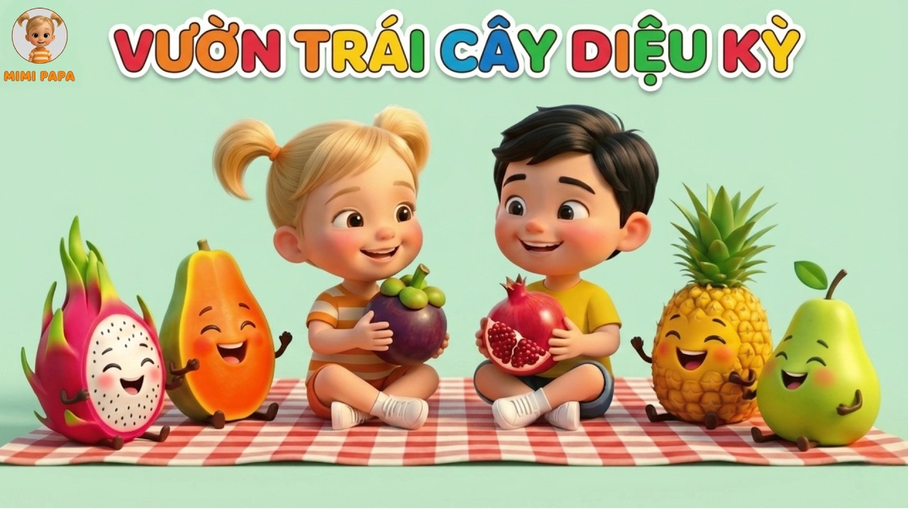 Bé Khám Phá Vườn Trái Cây Diệu Kỳ  🍍🍒 🍐 |Nhận Biết Mùi Vị & Công Dụng Của Các Loại Trái Cây | Phần 2