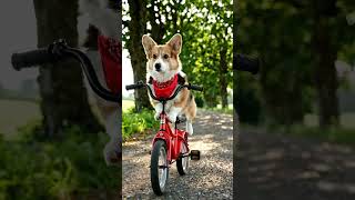 cure dog cycling #cute #dog #cycling