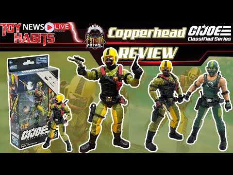 Python Patrol Copperhead GI Joe Classified Series Review and First Release Comparison