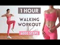 تمرين مشي لمدة ساعة ٦٠٠٠ خطوة لحرق دهون الجسم بالكامل تمارين كارديو بدون تكرار بدون قفز في 