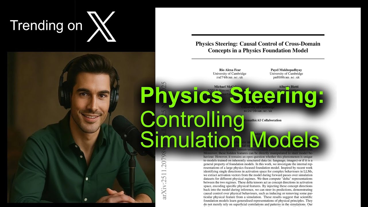 Physics Steering: Controlling Simulation Models