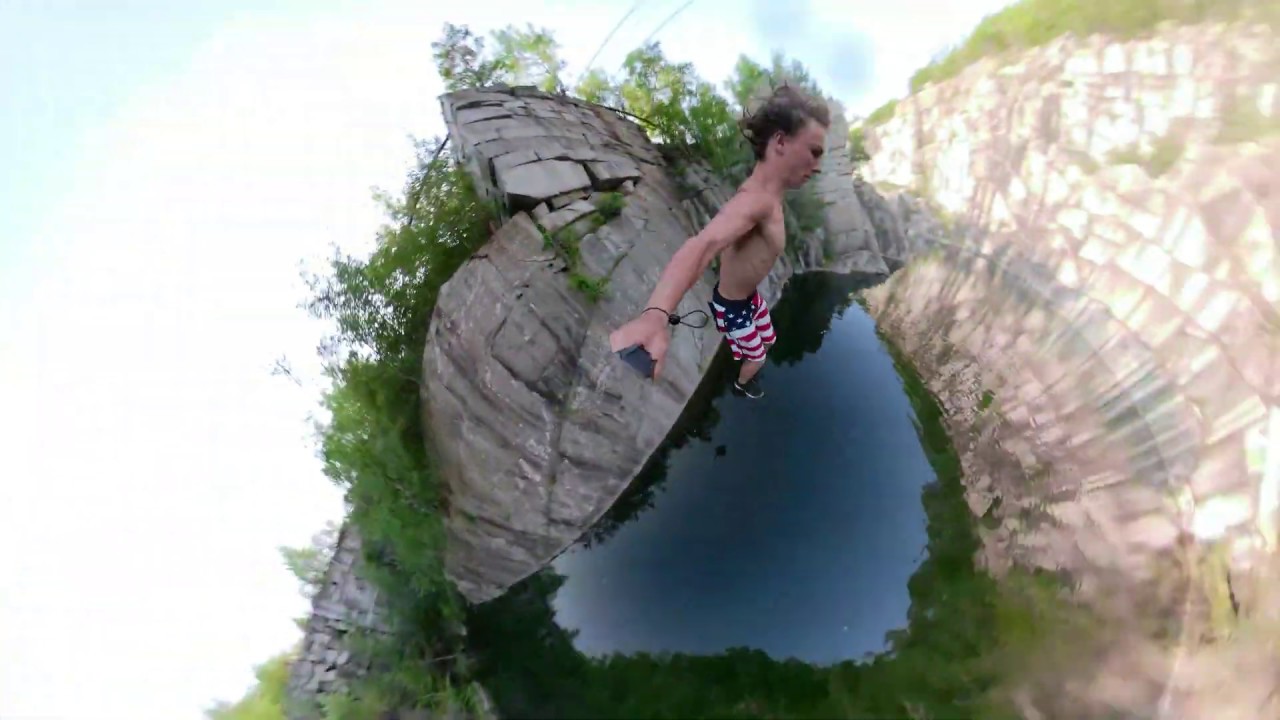 VERMONT CLIFF JUMPING ABANDONED QUARRY YouTube