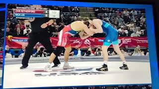 Olympic trials Nick Lee vs Zaintrain Retherford best of 3 Round 2 (Full Match!)