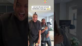 Let out all of your air and scream #scream #challenge#scream #youtubeshorts