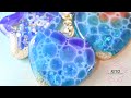 ダイソー商品を使って存在感バッチリの海を作りました～UVレジン～ハンドメイド、りと、RITO、作り方、海塗り、シェイカー、ハート、星、ダイソーモールド、新商品紹介、クジラ、シャカシャカ