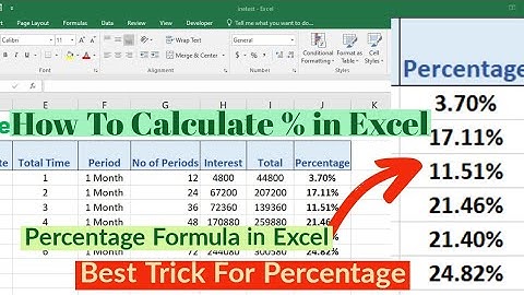 Magic Trick : Find Multiple Percentages at Once, Excel Percentage Formula, Find Percentage in Excel