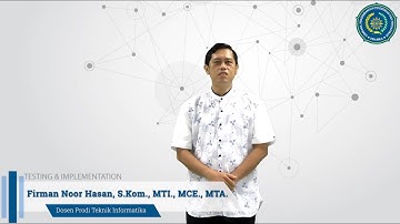 Testing and Implementation: Rencana Pembelajaran Semester  (RPS)