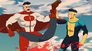 Omni-man teaches Invincible  INTERROGATION | Invincible Episode 5