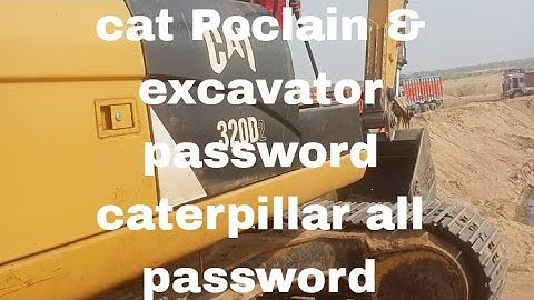 #caterpillar all excavator #monitor password