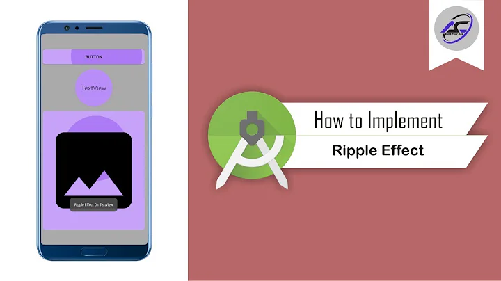 How to Implement Ripple Effect in Android Studio | RippleEffect | Android Coding