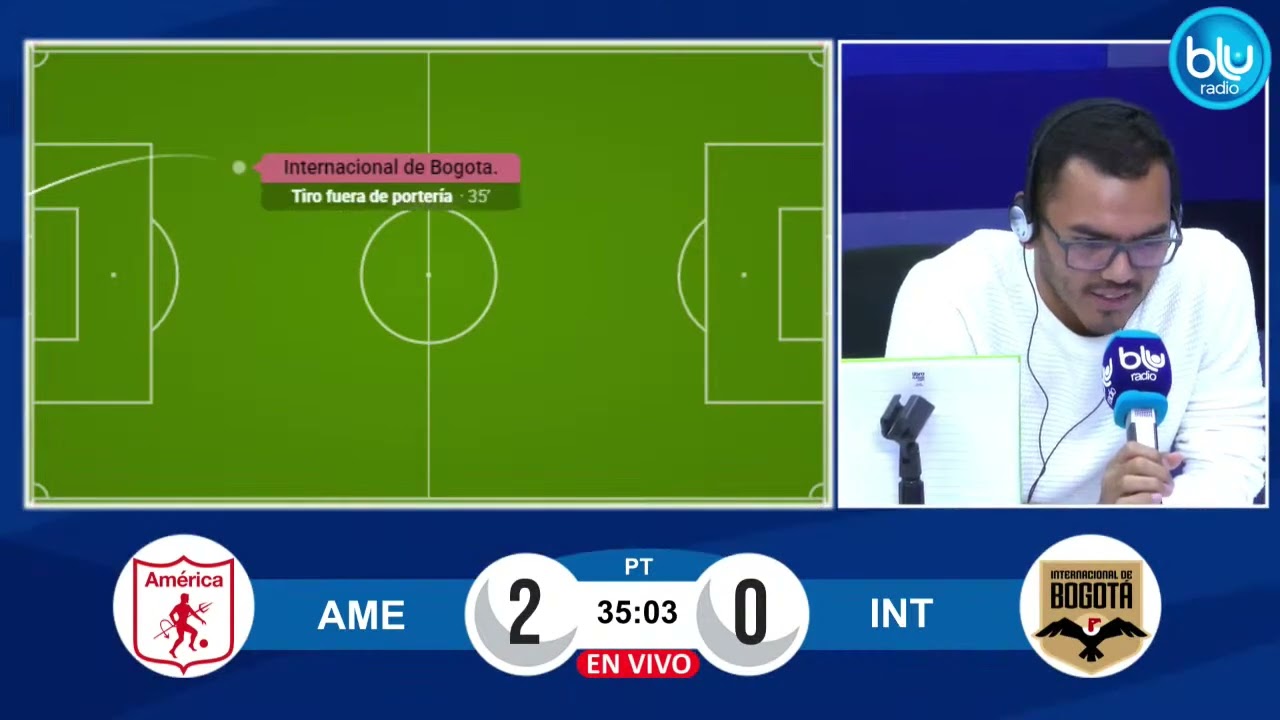 ¡DOBLETE DE GUZMÁN! Yeison anota desde el punto penal y pone el 2-0 para América de Cali