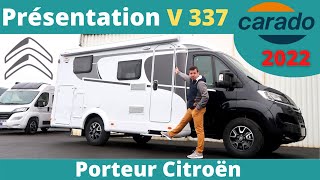 LITS JUMEAUX  Présentation Profilé Compact CARADO V337 modèle 2022 *Instant CampingCar*