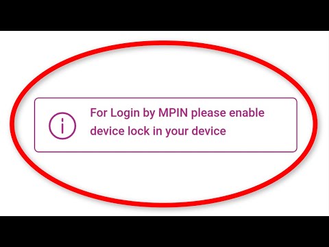 Fix YONO SBI - For Login By MPIN Please Enable Device Lock In Your Device -Error Android & Ios