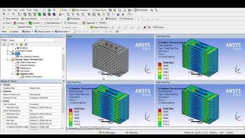 Thermal Analysis of Heat Pipe Radiators - ANSYS Tutorial