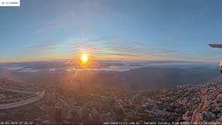 20th of May 2024 - 4K Daily Time-lapse kunanyi/Mount Wellington Hobart City Tasmania Australia