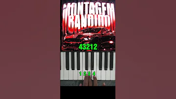 Montagem Bandido Slow Reverb Piano Tutorial Shorts Piano Tutorial 