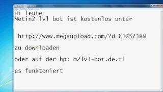 Metin2 lvl bot FREE GERMAN 2011