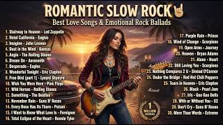 Ultimate Slow Rock Ballads 🤘 Scorpions, Aerosmith, Bon Jovi, Led Zeppelin, The Eagles | 70s 80s 90s