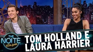 Entrevista com Tom Holland e Laura Harrier | The Noite (05/07/17)