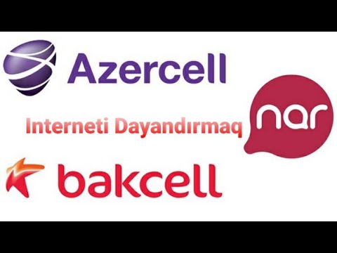 Azercell Bakcell Nar Interneti dayandırmaq #aze_texnopulsuzproqramlar