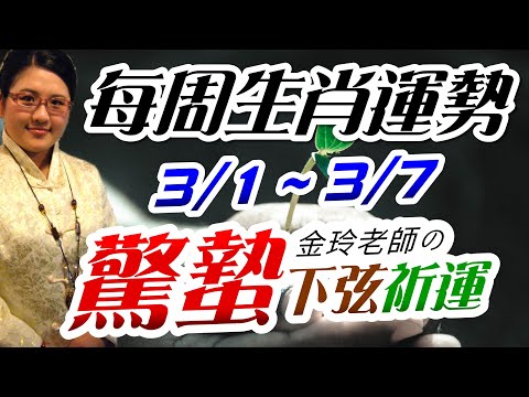 驚蟄開運。2021生肖運勢週報｜3/1-3/7｜金玲老師（有字幕）