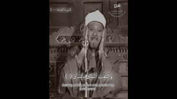 تلاوة في قمة الخشوع و التجلي #عبدالباسط_عبدالصمد #قرآن #abdulbasit #quran #تلاوة_خاشعة #عبدالباسط