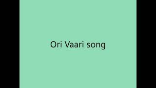 Ori Vaari Song Karaoke || Dasara ( 2023 ) || Lyrics is in Description 👇 ||
