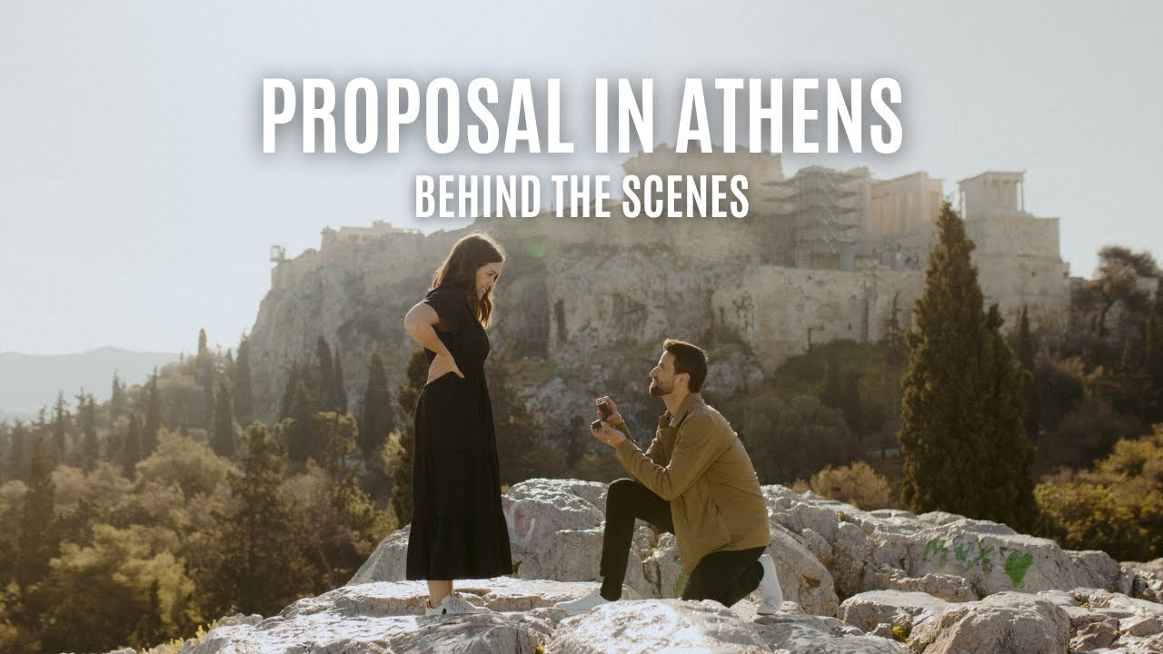Shooting a Proposal - BEHIND THE SCENES - Athens, Greece 🇬🇷