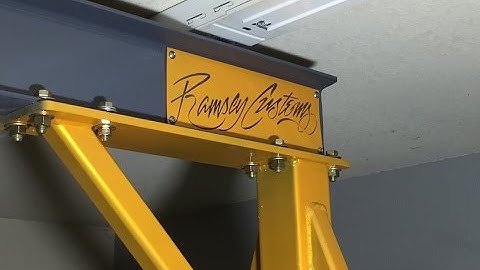 Home Built Gantry Crane Part 2 - The Erection!