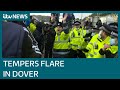 Clashes in Dover as France lifts travel ban on UK | ITV News