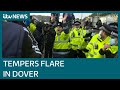 Clashes in Dover as France lifts travel ban on UK  | ITV News