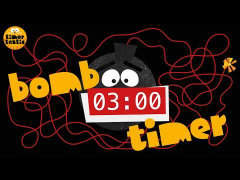 3 Minute MISSION IMPOSSIBLE Bomb Timer 💣💥 | Countdown with EXPLOSION!