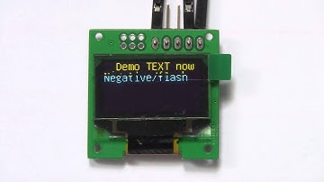 Digole Serial: UART/I2C/SPI OLED module, Yellow and Blue color