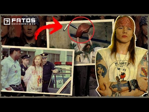 A história conturbada da vida de Axl Rose