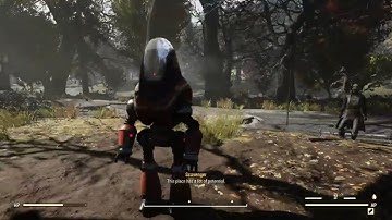A Settler with a broken Protectron (random encounter) #fallout76