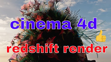 CINEMA 4D/REDSHIFT RENDER after effects 2023 aces ocio "flowers"