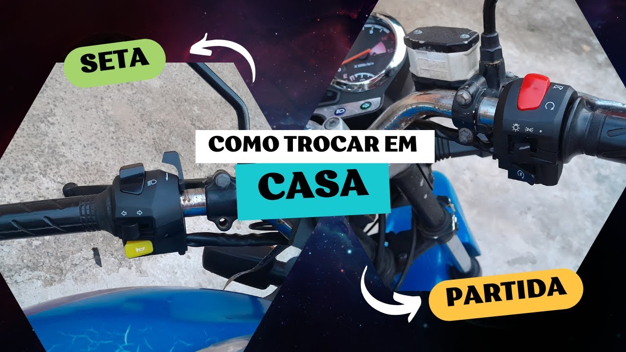Como TROCAR o PUNHO de SETA e Partida Suzuki YES 125 Tutorial Passo a Passo em CASA