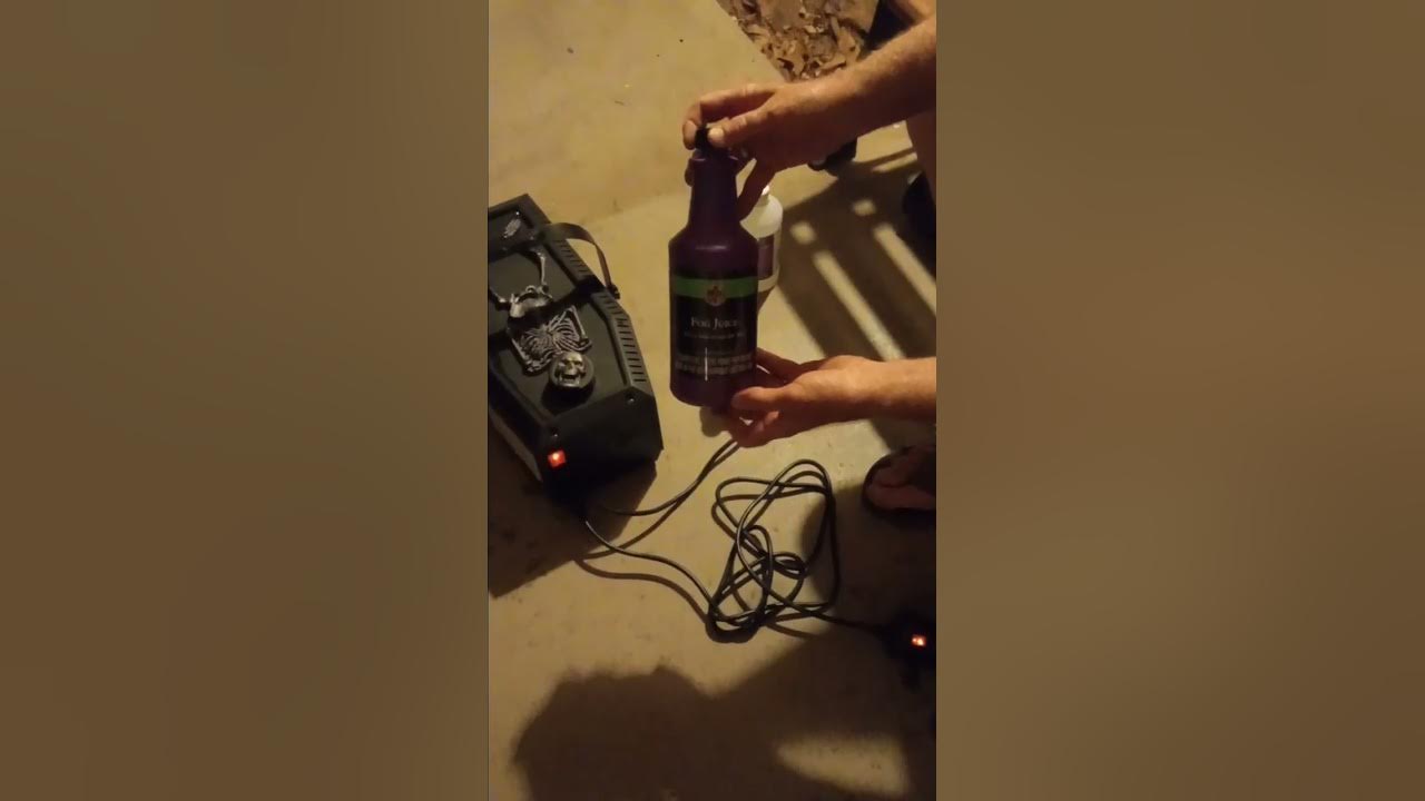 watch this if your Spirit Halloween fog machine isn't working YouTube