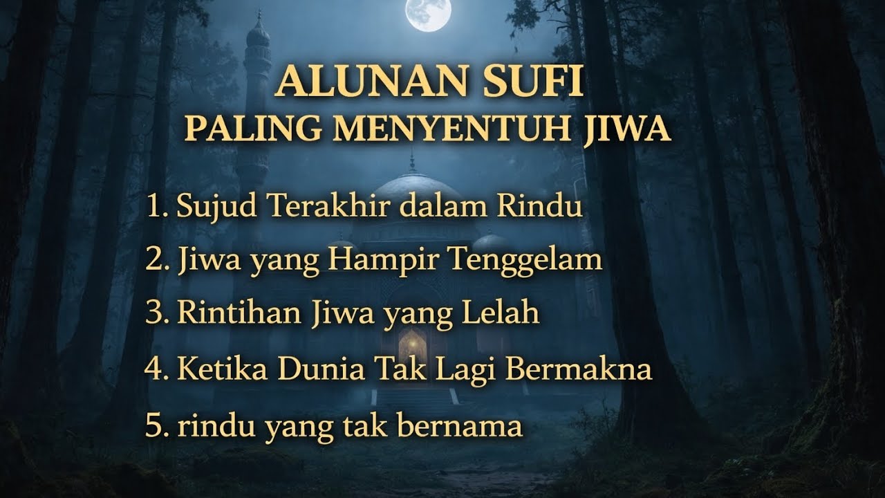 ALUNAN SUFI PALING MENYENTUH JIWA | Dzikir & Musik Islami untuk Hati yang Lelah
