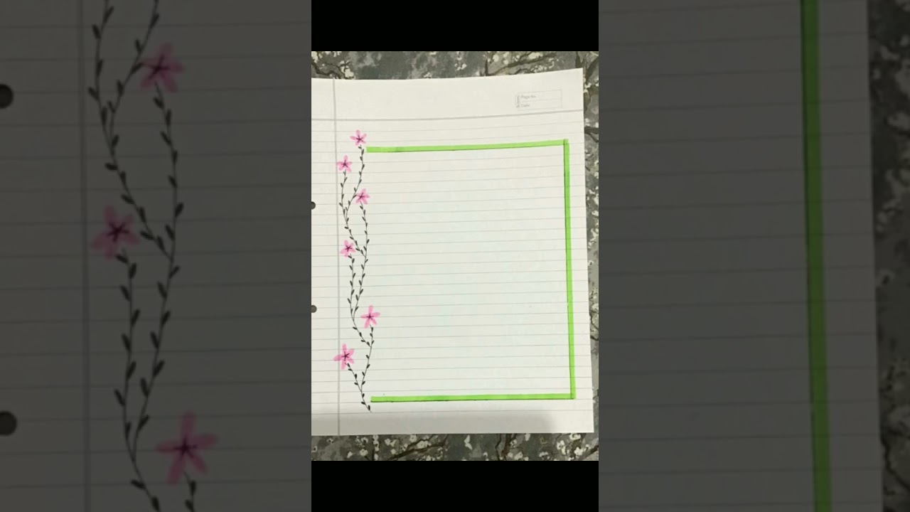 Assignment front page design project work border designs 