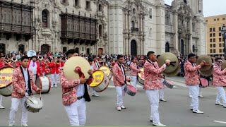 GRAN PASACALLE EN LA PLAZA MAYOR DE LIMA POR EL 41 AÑOS DE ANIVERSARIO DE UNICACHI: DÍA 21/05/2023