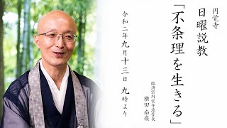 【日曜説教：令和2年9月】「不条理を生きる」 ｜  臨済宗円覚寺派管長 横田南嶺老師