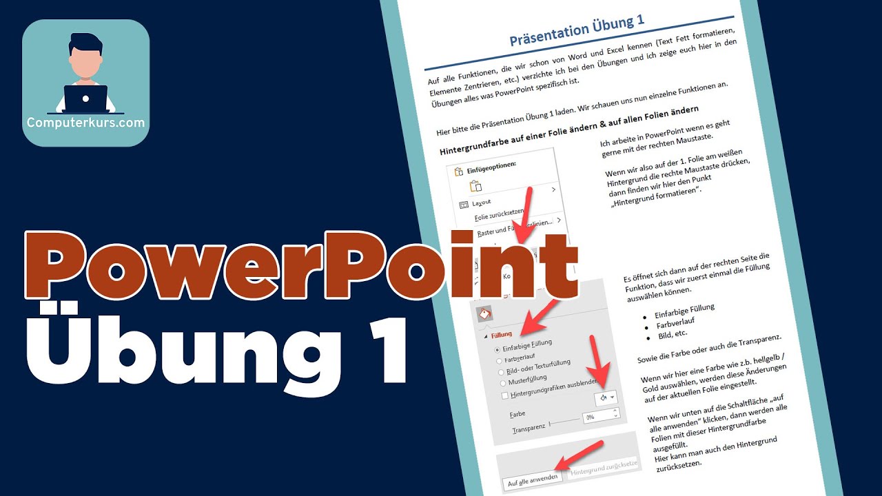  Update Präsentation - PowerPoint Übung 1