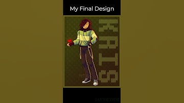 Redesigning DELTARUNE characters in my style -  Kris!