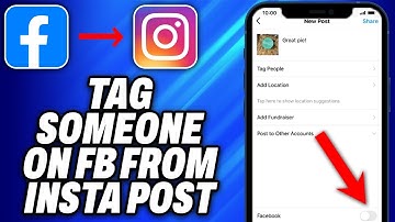 How To Tag Someone on Facebook from Instagram Post (2025) - Easy Fix