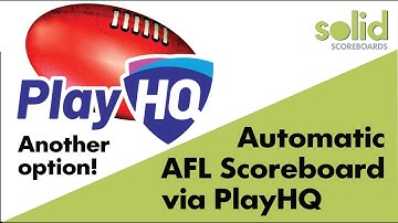 Another option for scoring on your AFL scoreboard