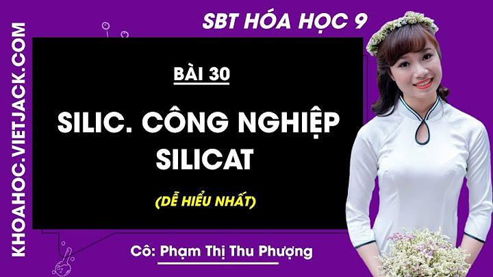 Giải bài tập sách giáo khoa hóa 9 bài 30