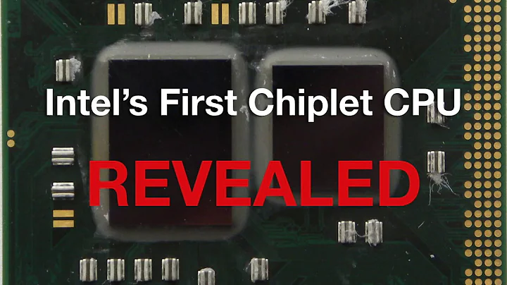 Unveiling Intel's Groundbreaking Chiplet CPU