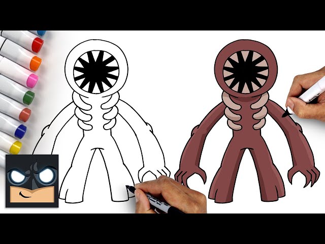 ROBLOX DOORS  How To Draw The Figure 