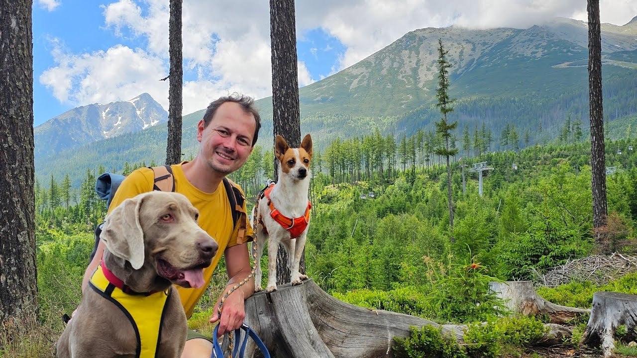 Pampi skúša lanovky v Tatrách časť 2.